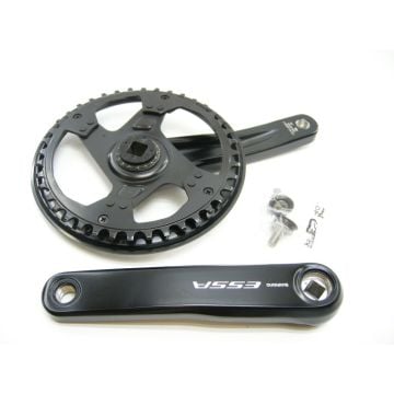 Shimano ESSA FC-U2000-1 170mm 40T 1x7/8s Uyumlu Kapaklı Tekli Aynakol Siyah
