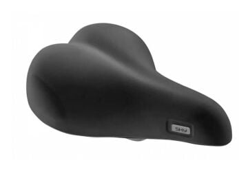 Selle Royal Sky Astrale Gümüş Ray ve Yay Unisex Bisiklet Selesi Siyah Kelepçesiz