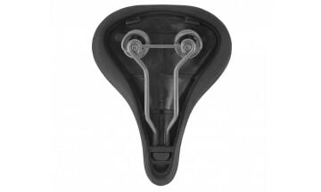 Selle Royal Sky Astrale Gümüş Ray ve Yay Unisex Bisiklet Selesi Siyah Kelepçesiz