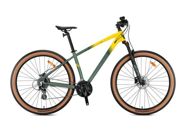 27.5 Kron XC 150 24v H.Disk Fren Dağ Bisikleti 38cm - M.Yeşil-Sarı