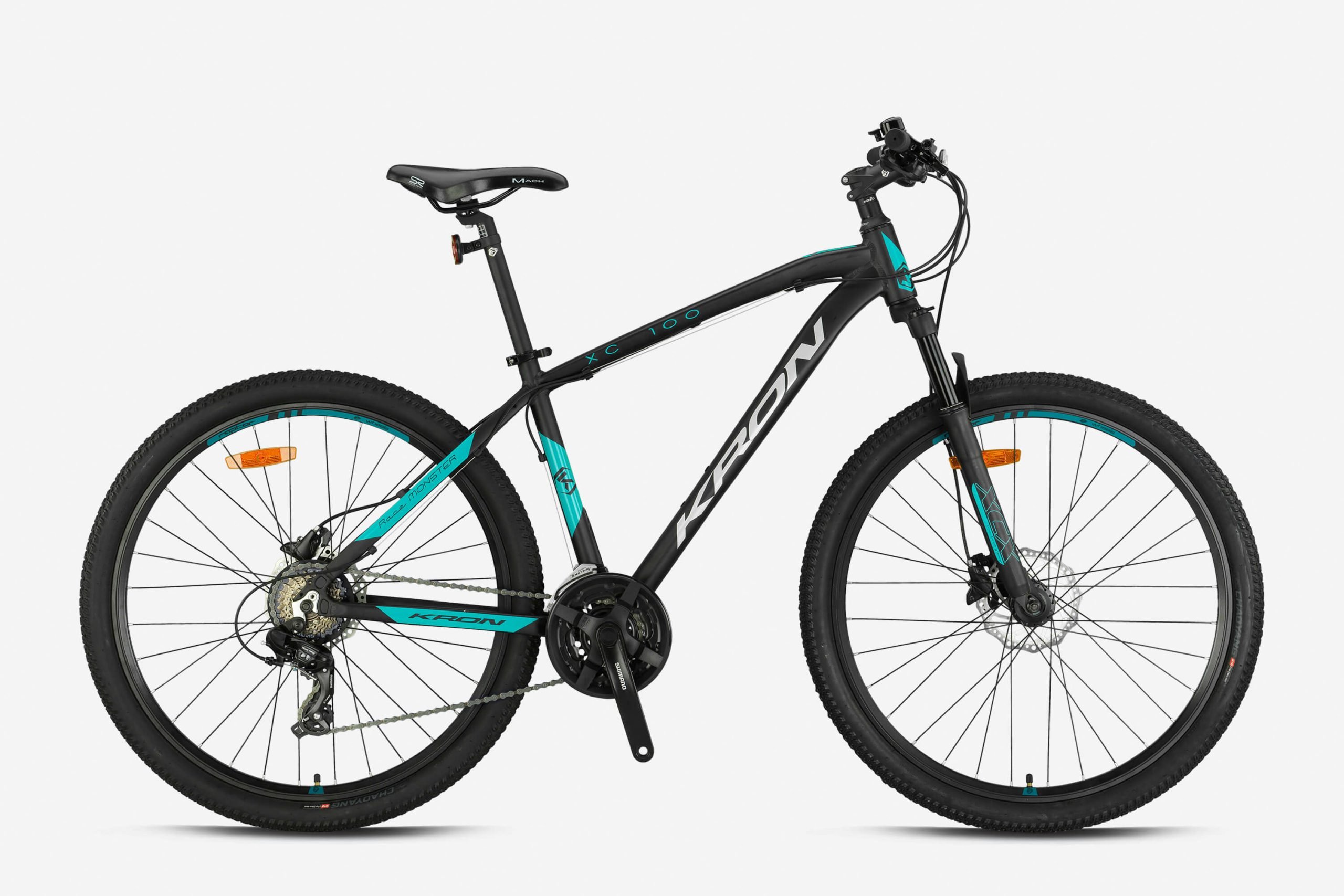 26 Kron XC 100 21v H.Disk Fren Erkek Çocuk Bisikleti 35.5cm - M.Siyah-Gri-Turkuaz