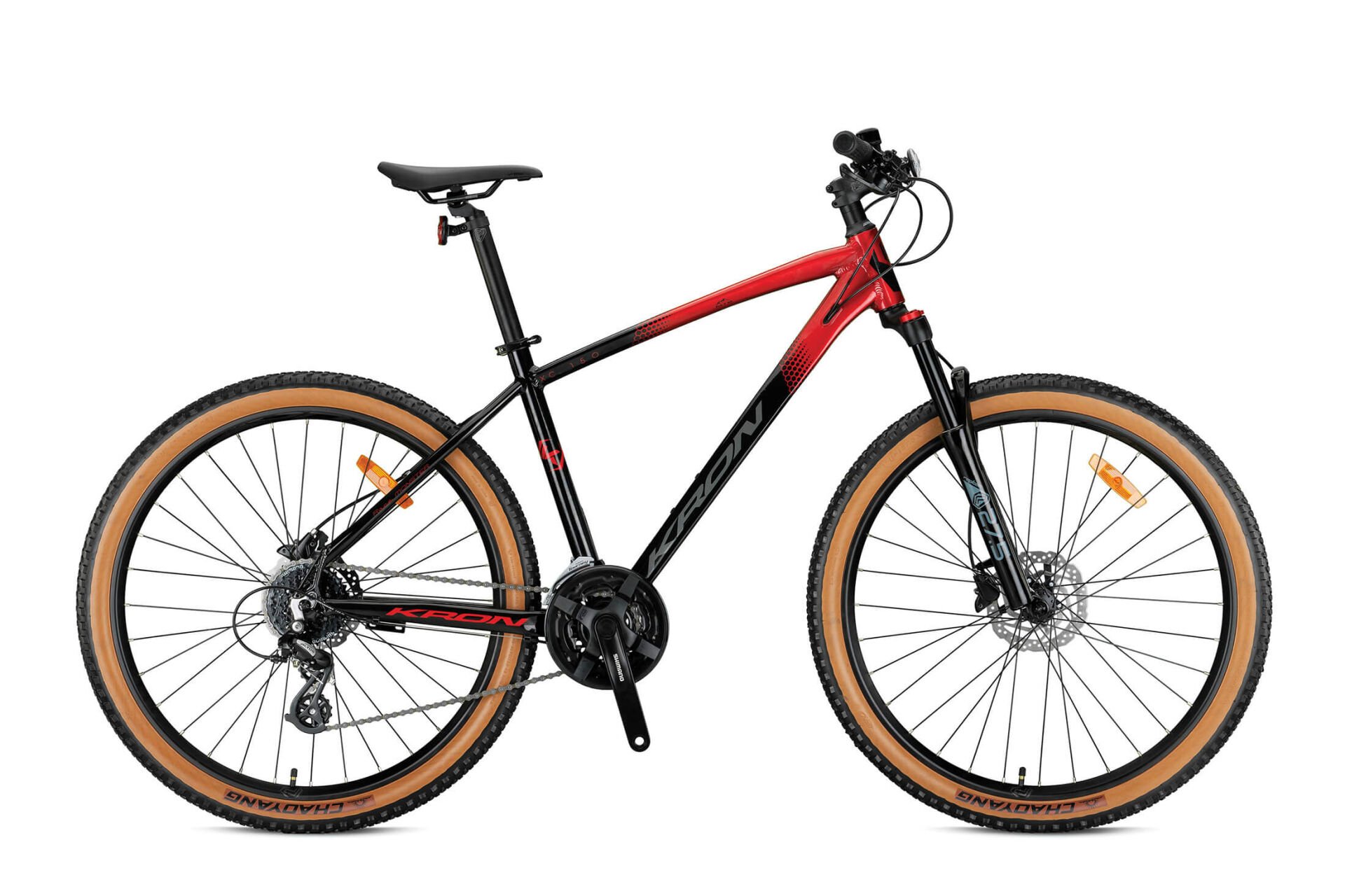 27.5 Kron XC 150 24v H.Disk Fren Dağ Bisikleti 38cm - Siyah-Kırmızı