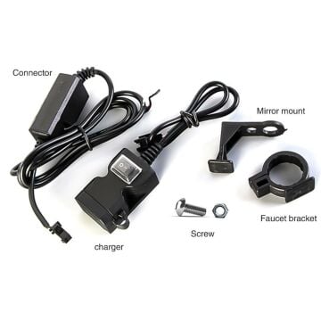 Motosiklet 2'li USB Sarj Aleti Hızlı Şarj Kolay Montaj Sigortalı