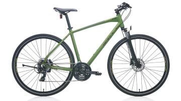28 Carraro Sportive 223 21v H.Disk Fren Erkek Şehir Bisikleti 46cm - M.Haki Yeşil-Siyah