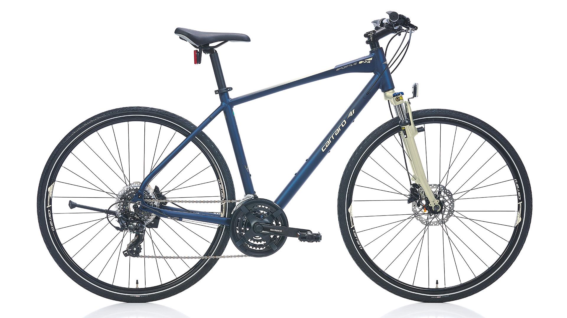 28 Carraro Sportive 223 21v H.Disk Fren Erkek Şehir Bisikleti 46cm - M.Haki Yeşil-Siyah