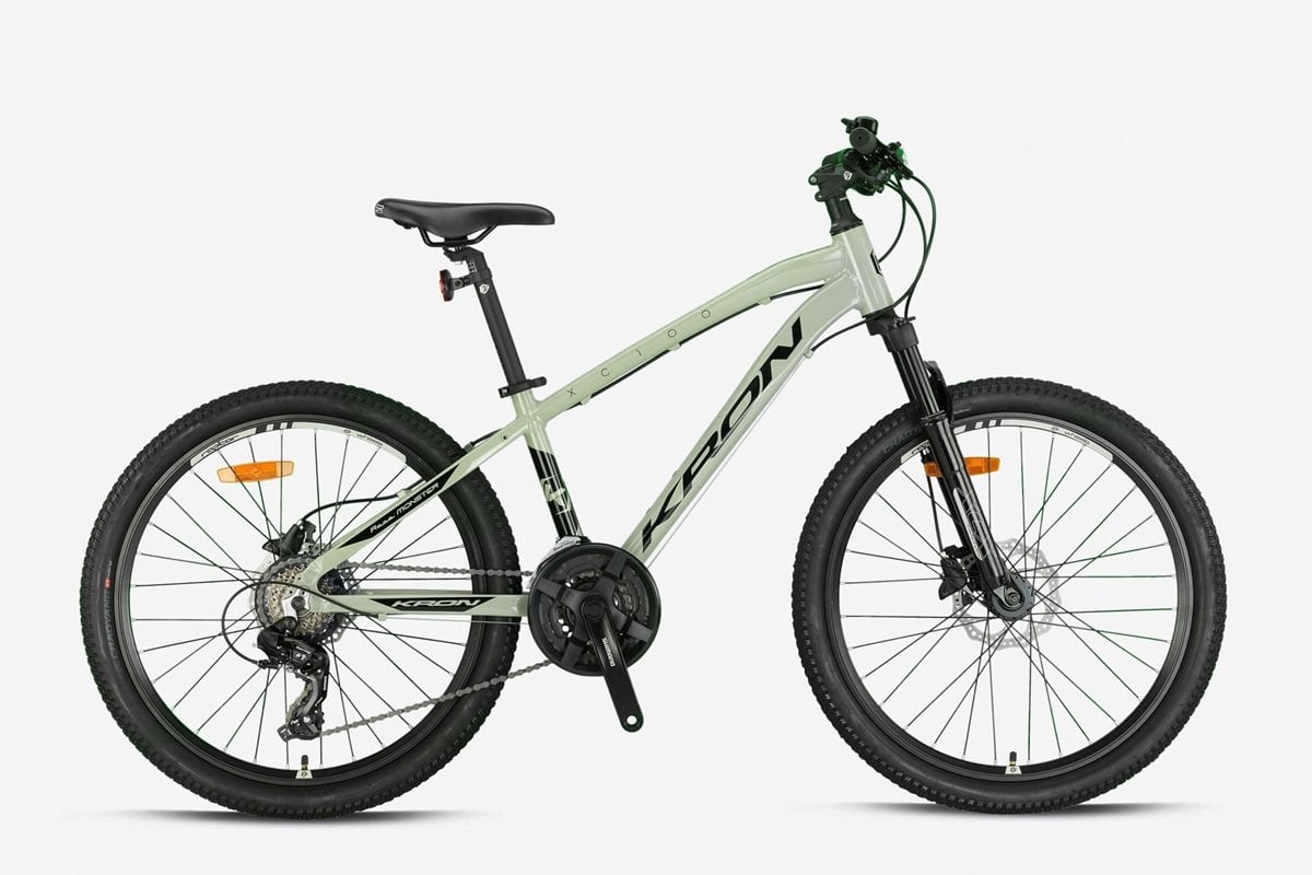 29 Kron XC 100 21v H.Disk Fren Dağ Bisikleti 48cm - Bej-Siyah