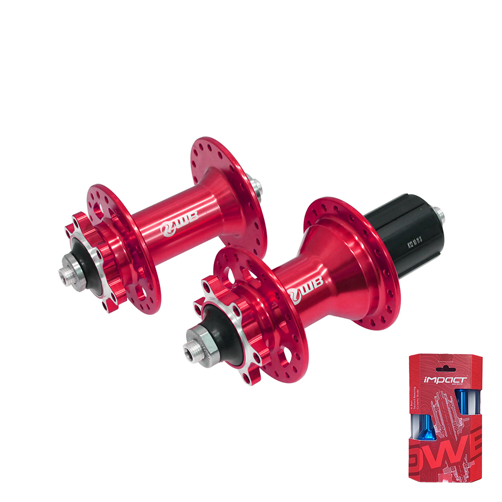 Impact OWB A68 32h HG 8-11s Mtb Bisiklet Göbek Seti Kırmızı