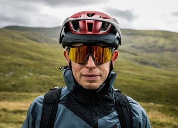 Lazer Jackal CE-CPSC Bisklet Kaskı Mat Kırmızı-Siyah