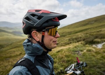 Lazer Jackal CE-CPSC Bisklet Kaskı Mat Kırmızı-Siyah