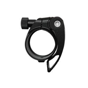 QRD 34.9mm Alüminyum Mandallı Sele Kelepçesi Siyah
