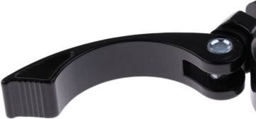 QRD 40mm Alüminyum Mandallı Sele Kelepçesi Siyah