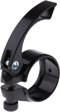 QRD 40mm Alüminyum Mandallı Sele Kelepçesi Siyah