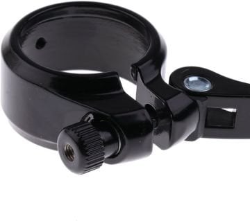 QRD 40mm Alüminyum Mandallı Sele Kelepçesi Siyah