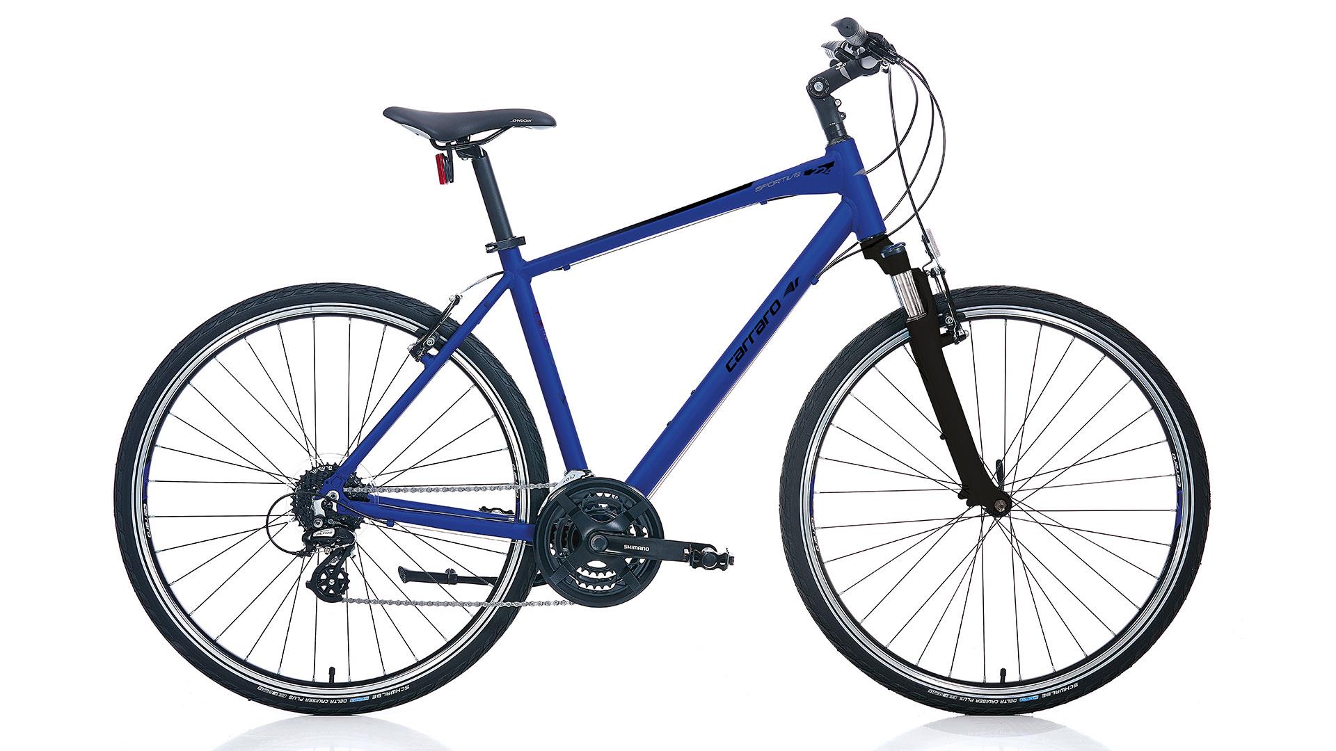 28 Carraro Sportive 224 24v V-Fren Erkek Şehir Bisikleti Manyetik Mavi - 46cm
