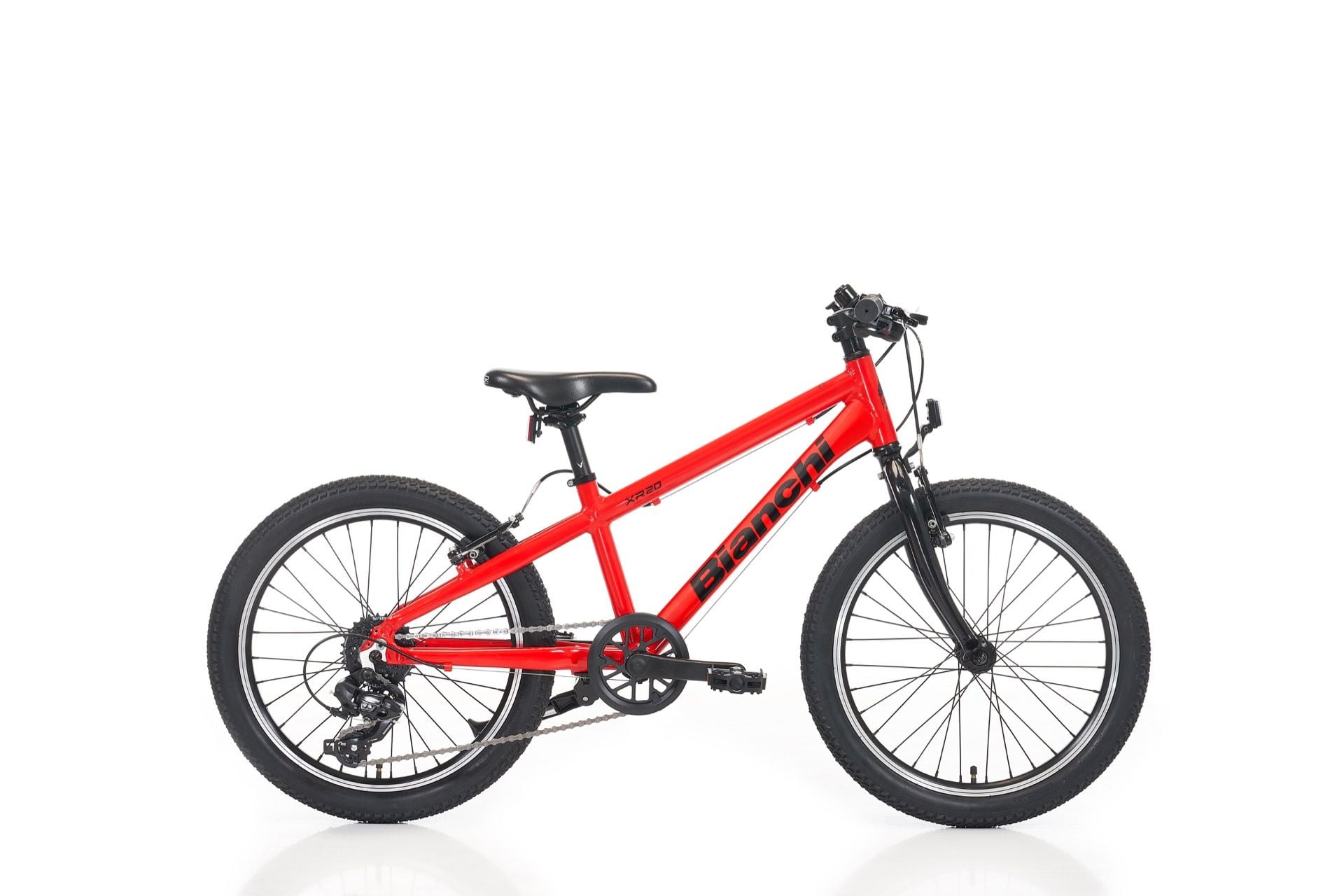 20 Bianchi XR20 7v V-Fren Çocuk Bisikleti 28cm - Kırmızı-Siyah