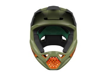 Lazer Chase Kineticore AS-CE-CPSC ASTM Full Face Bisiklet Kaskı Mat Yosun Yeşil