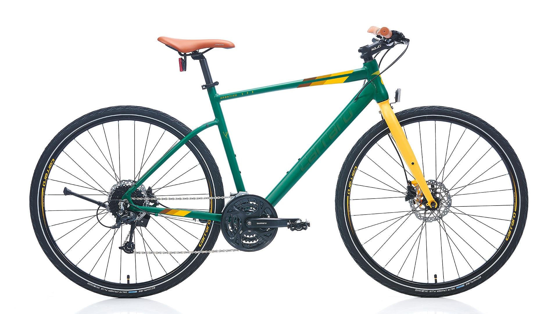 28 Carraro Sportive 328 27v Hidrolik D.Fren Şehir Bisikleti 48cm - M.K.Yeşil-Sarı