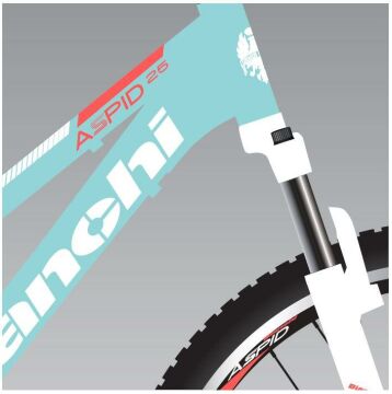 24 Bianchi Aspid 25 21v V-Fren Kız Dağ Bisikleti 33cm - A.Mavi-Beyaz