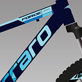 29 Carraro Force 920 21v H.Disk Fren Dağ Bisikleti 44cm - M.Koyu Mavi-A.Mavi