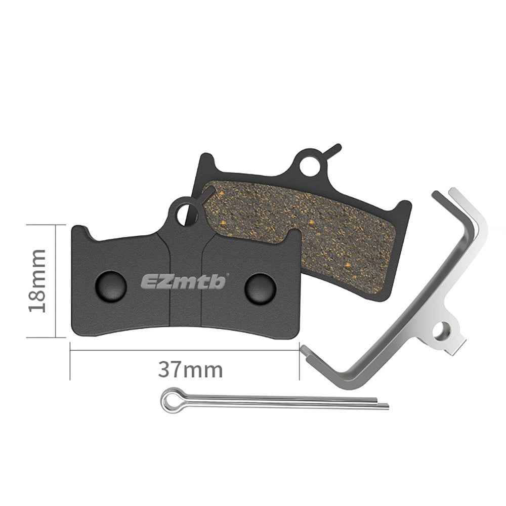 EZmtb BP1006 Yarı Metal Deore XT M755, Hope Tech Race Stealth X2/M4/V4 Uyumlu Disk Fren Balatası