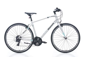 28 Bianchi T008 24v V-Fren Erkek Şehir Bisikleti 49.5cm - Açık Gri-Celeste