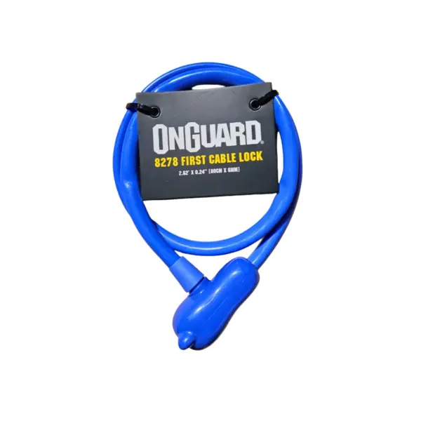 Onguard 8278 6mmx80cm Anahtarlı Kilit Mor