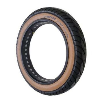 Compass 20x4.00 Slick Fat Bike Dış Lastik Amber Yanak