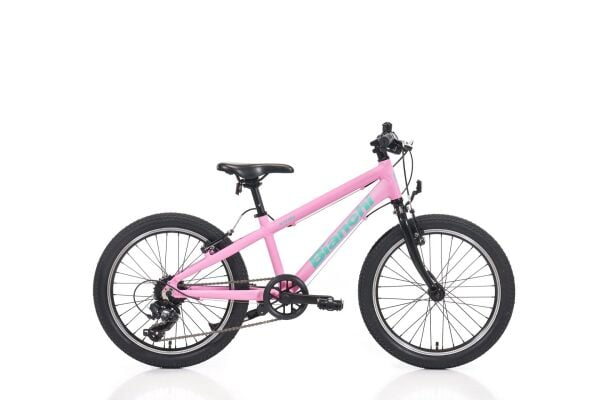 20 Bianchi XR20 7v V-Fren Çocuk Bisikleti 28cm - Pembe-Yeşil