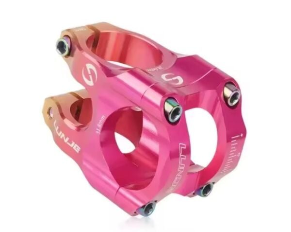 Lunje 31.8x35mm Alüminyum Gidon Boğazı Gold-Pembe