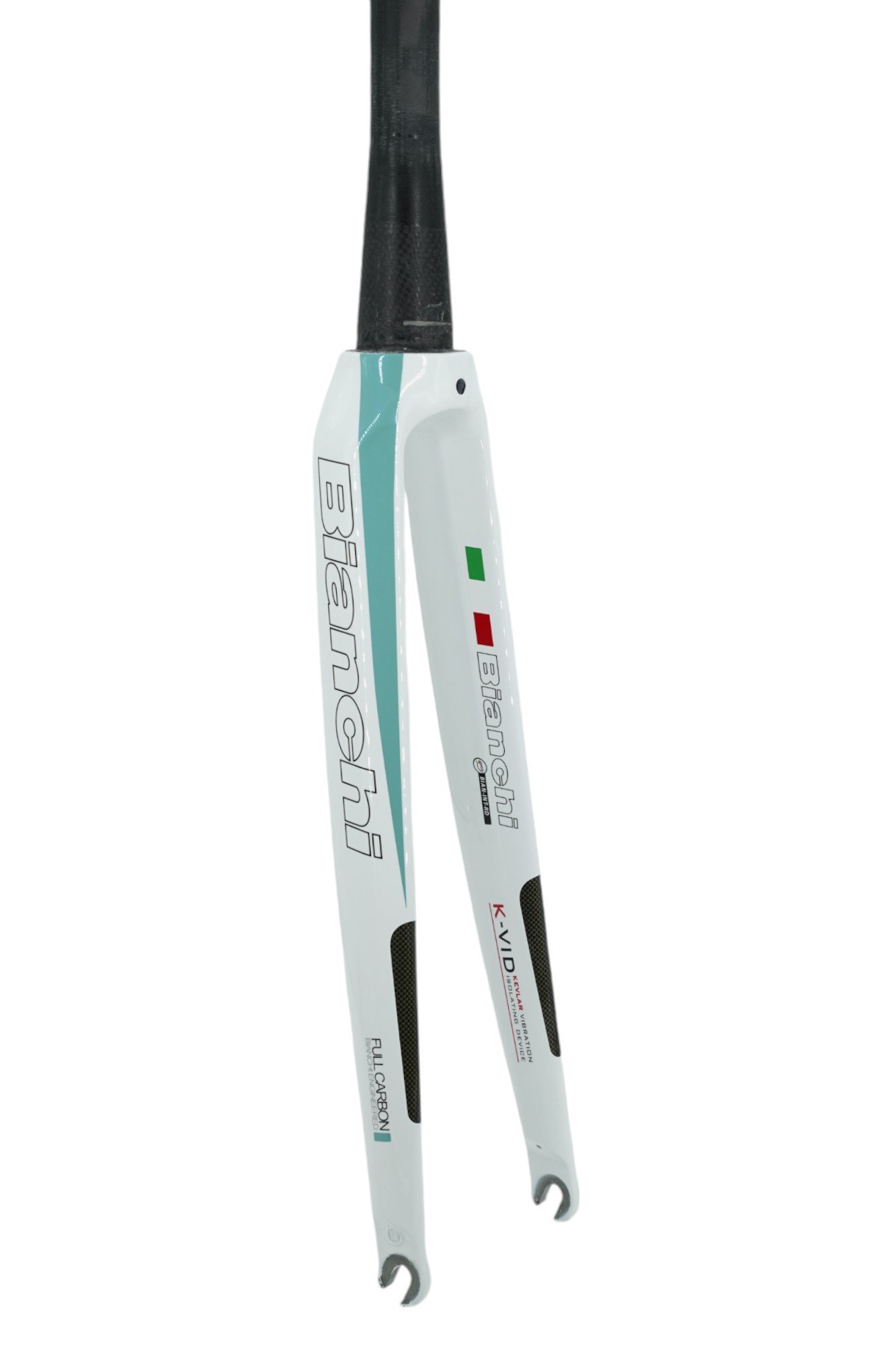 Bianchi K-Vid Tapered Full Karbon Yol Bisiklet Maşası Beyaz-Celeste