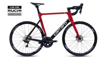 28 Carraro Fire C1.2 UCI 22v H.Disk Fren Karbon Yarış Bisikleti 55cm - Kımızı-M.Siyah