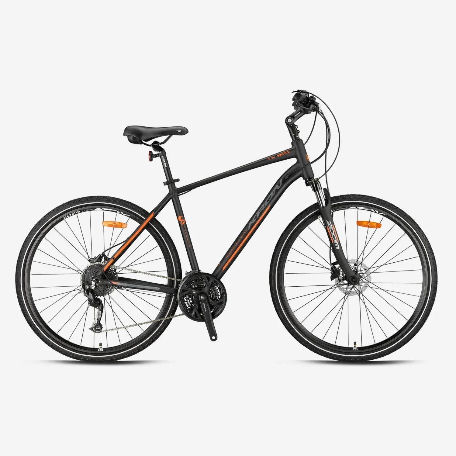 28 Kron TX 300 27v H. Disk Fren Şehir Bisikleti 51cm - M.Siyah-Füme