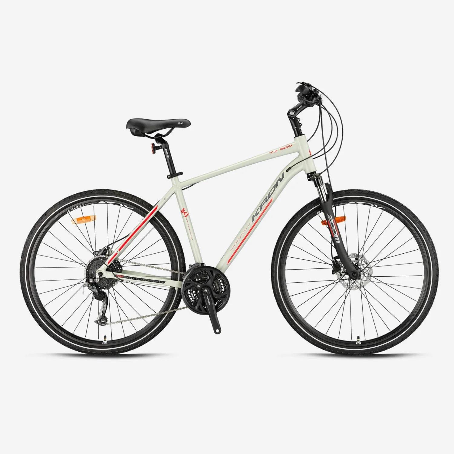 28 Kron TX 300 27v H. Disk Fren Şehir Bisikleti 51cm - M.Bej-Gri