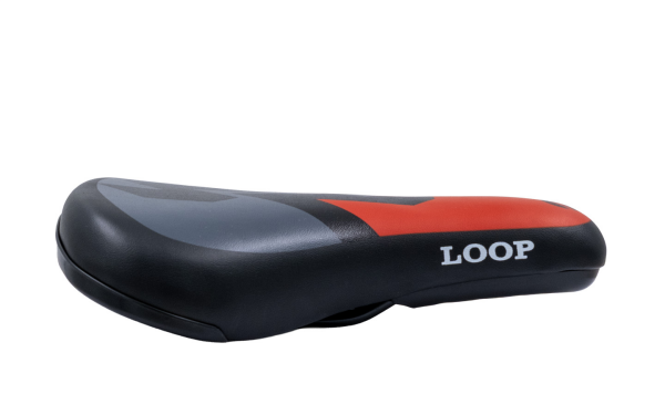 Loop ZY-9408-C 235x155mm Çocuk Bisiklet Selesi Siyah-Gri-Kırmızı