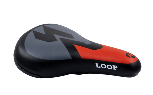 Loop ZY-9408-C 235x155mm Çocuk Bisiklet Selesi Siyah-Gri-Kırmızı