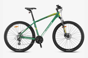27.5 Kron XC 150 24v H.Disk Fren Dağ Bisikleti 46cm - M.Yeşil-Gri-Sarı