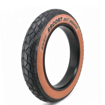 Obor 20x4.00 Escort Green Shield 3mm Zırhlı Fat Bike Dış Lastik Amber Yanak
