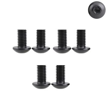 Würth M5x10 Bisiklet Disk Fren Vidası 6lı Paket imbus Siyah