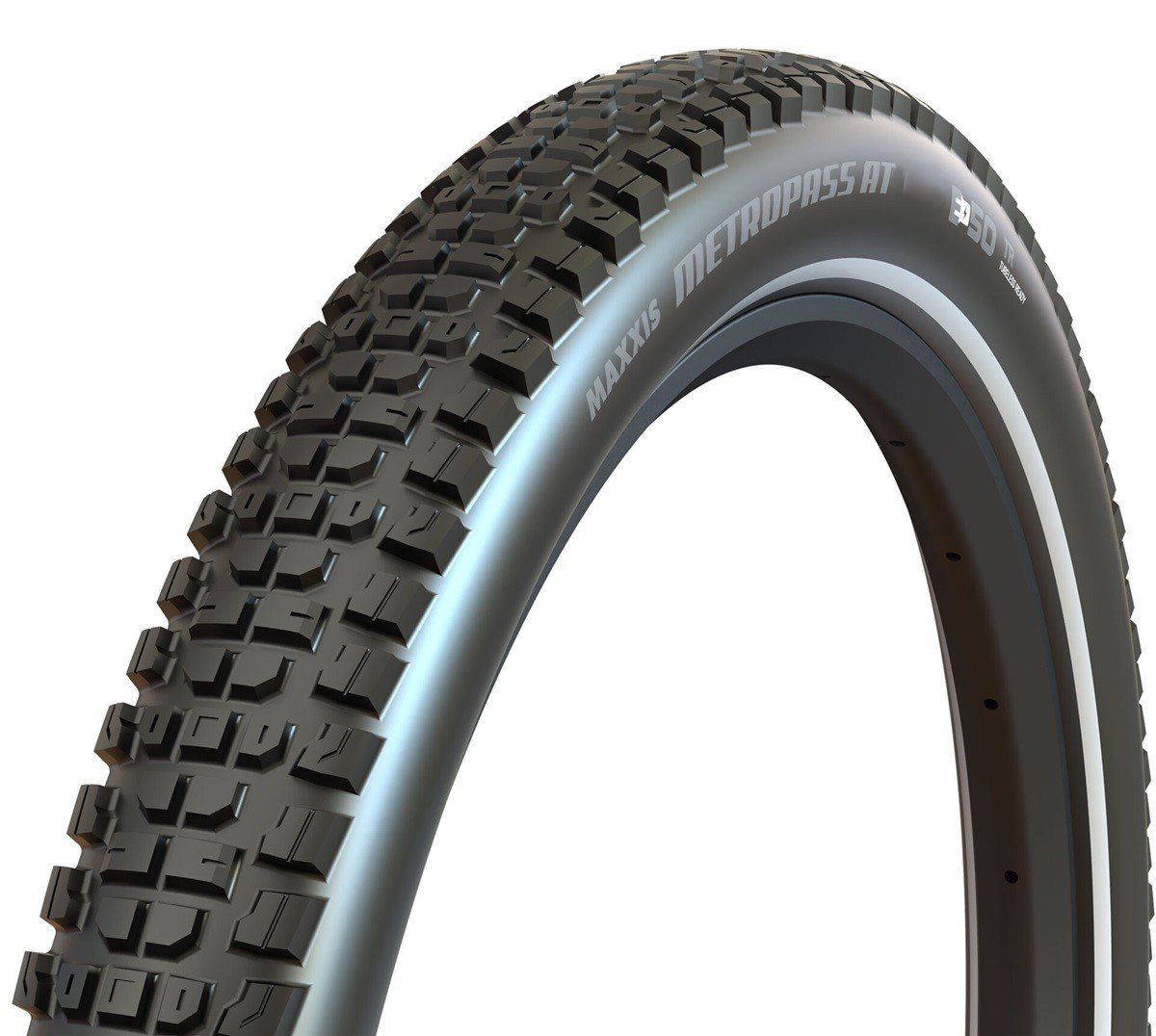 Maxxis 29x2.40 Metropass AT EXO Tubeless 3mm Zırhlı Reflektörlü 60tpi Telli Dış Lastik Siyah