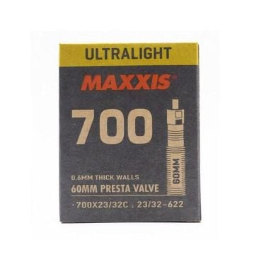 Maxxis 700x23-32 FV60mm Ultralight İnce Sibop İç Lastik