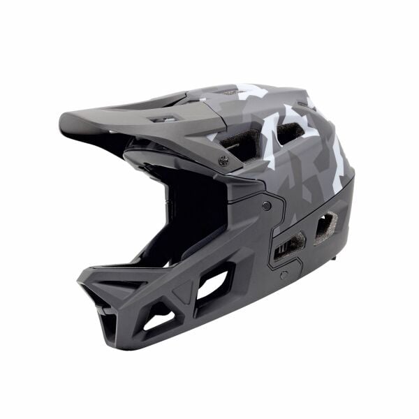 Impact Stroke Full Face Bisklet Kaskı M (55-58cm) Beden Gri Kamuflaj