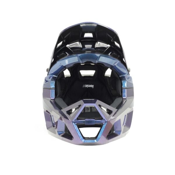 Impact Stroke Full Face Bisklet Kaskı M (55-58cm) Beden Mavi-Mor Sedefli