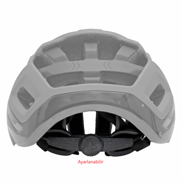 Impact Integra Bisklet Kaskı M/L(59-61cm) Beden Mat Siyah-Parlak Siyah