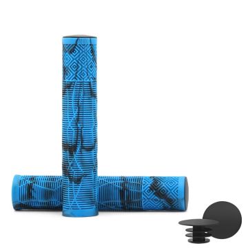 Evo Bmx/Mtb 165mm Kauçuk Uzun Bisiklet Elcik Mavi-Siyah