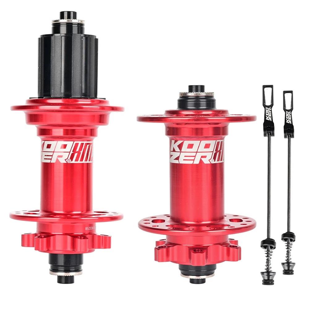 Koozer XM390 9x100, 10x135 HG 8-11s Mtb Göbek Seti 32h - Kırmızı