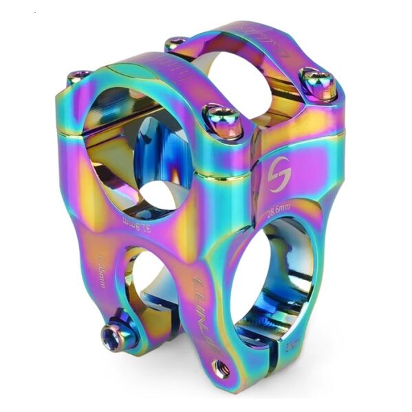 Lunje 31.8x35mm Alüminyum Gidon Boğazı Rainbow