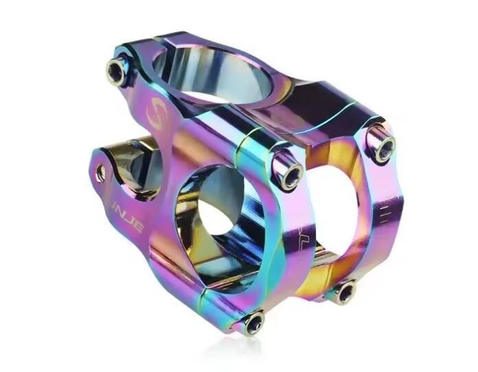 Lunje 31.8x35mm Alüminyum Gidon Boğazı Rainbow