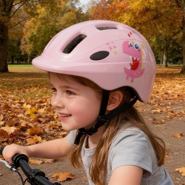 Impact Kiddo Çocuk Bisiklet Kaskı S (48-54cm) Pembe