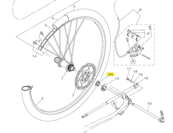Yamaha Moro/Crosscore/Wabash Hız Sensör Tutucu X1M-85557-01