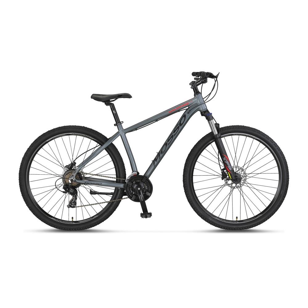 29 Mosso Wildfire LTD 21v H.Disk Fren Dağ Bisikleti 51cm - Koyu Gri-Kırmızı